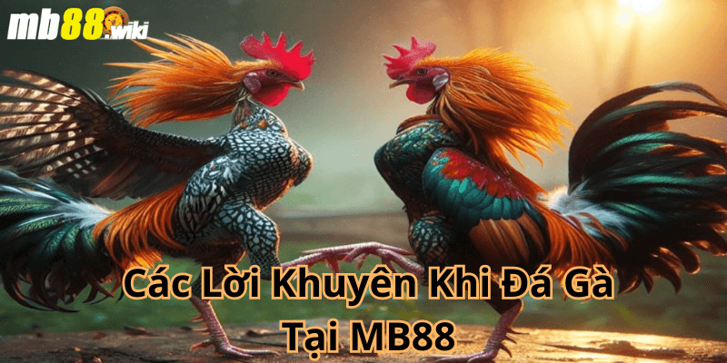 Các Lời Khuyên Khi Đá Gà Tại MB88